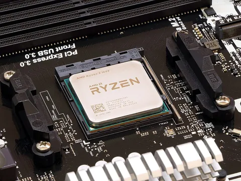 AMD Ryzen 5 1600 processor (installed processor view)