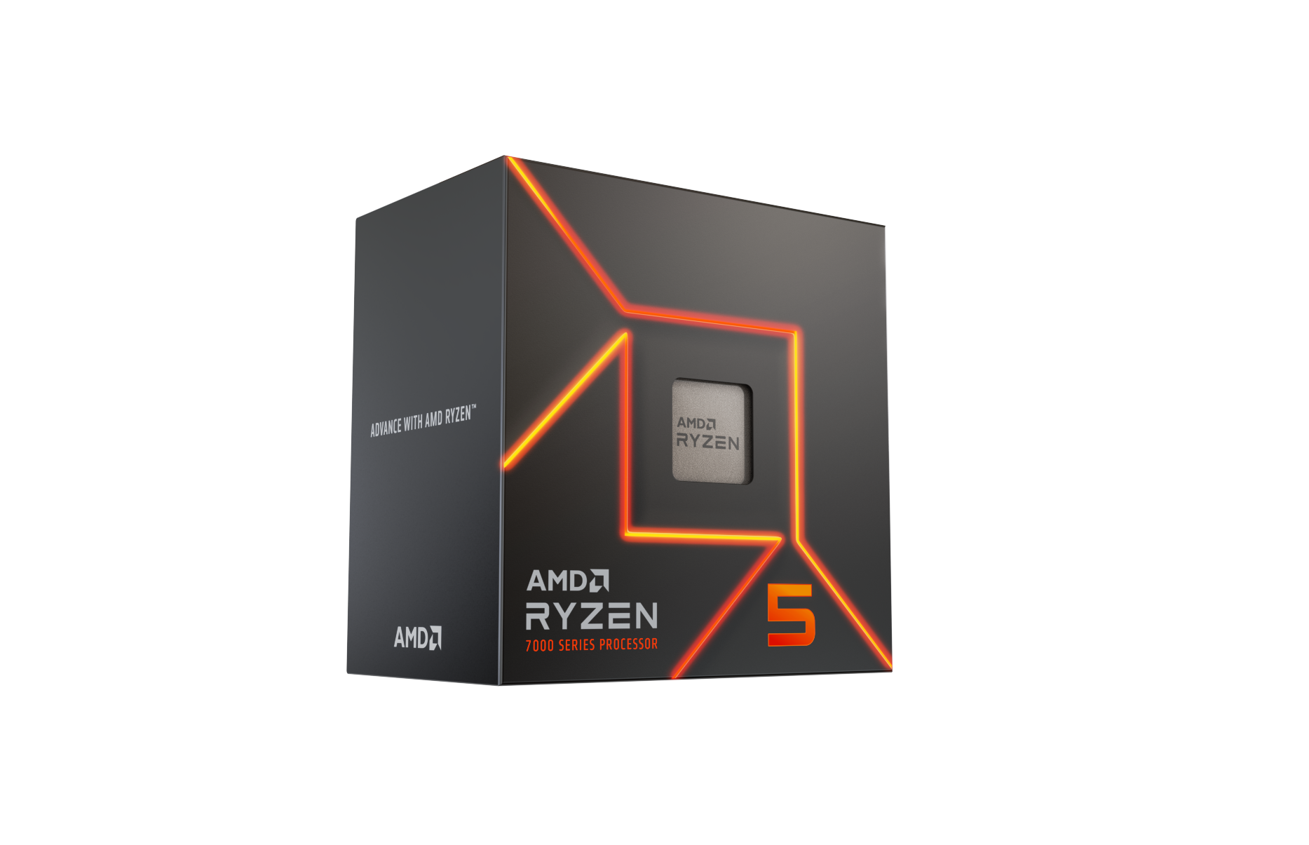AMD Ryzen 5 family representative box image; 7000-series packaging, not an exact SKU photo