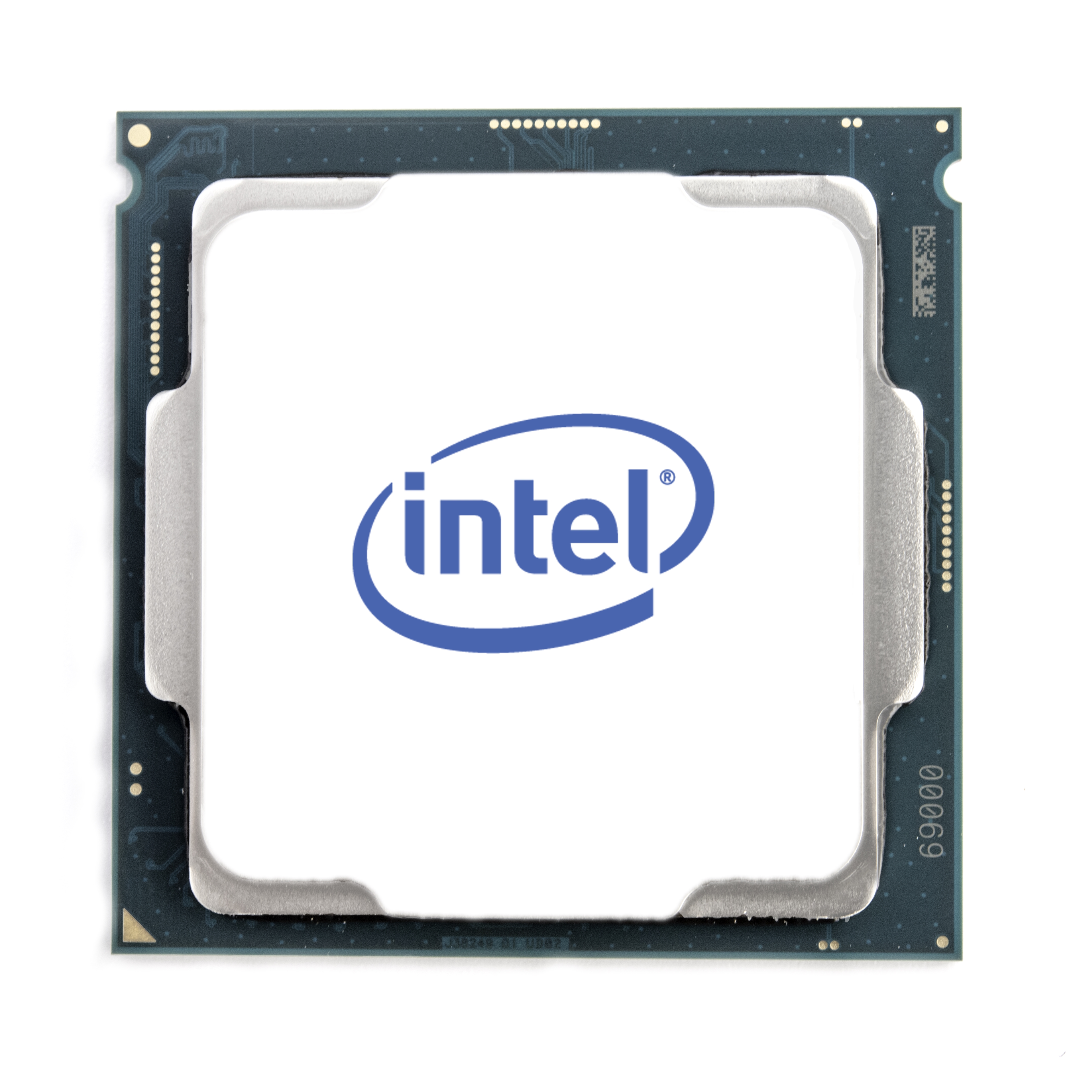 Official Intel Core desktop processor family illustration; 8th-generation reference processor, not an exact Core i9 SKU photograph