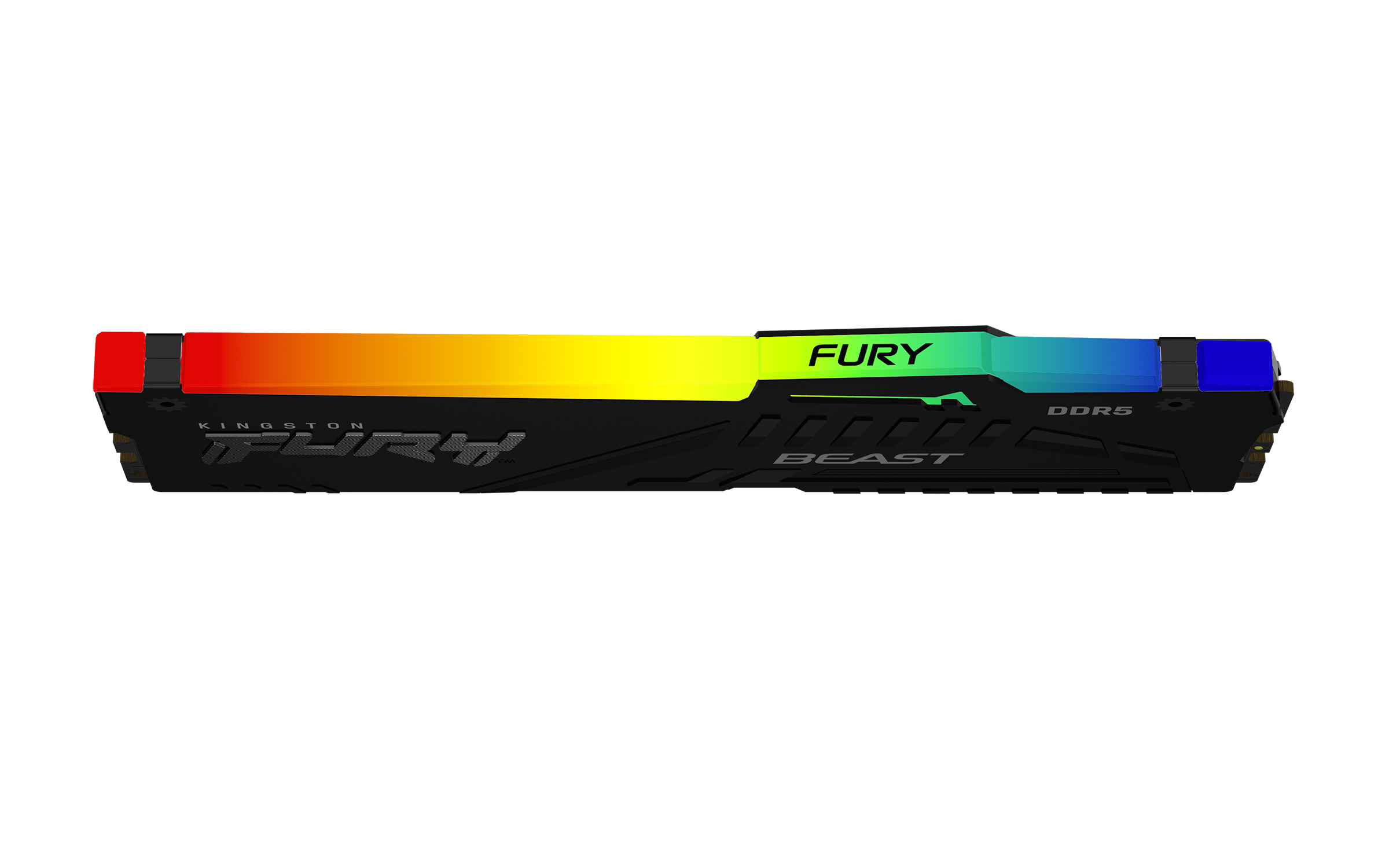 Kingston FURY Beast RGB DDR5 black representative series module; not an exact capacity, speed or kit photograph
