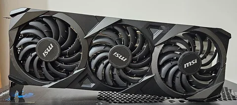 NVIDIA GeForce RTX 3070 8GB — MSI VENTUS 3X OC board photograph