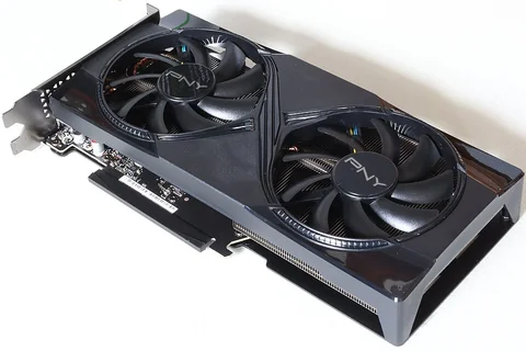 NVIDIA GeForce RTX 5060 Ti 16GB — PNY Overclocked Dual Fan 16GB board photograph