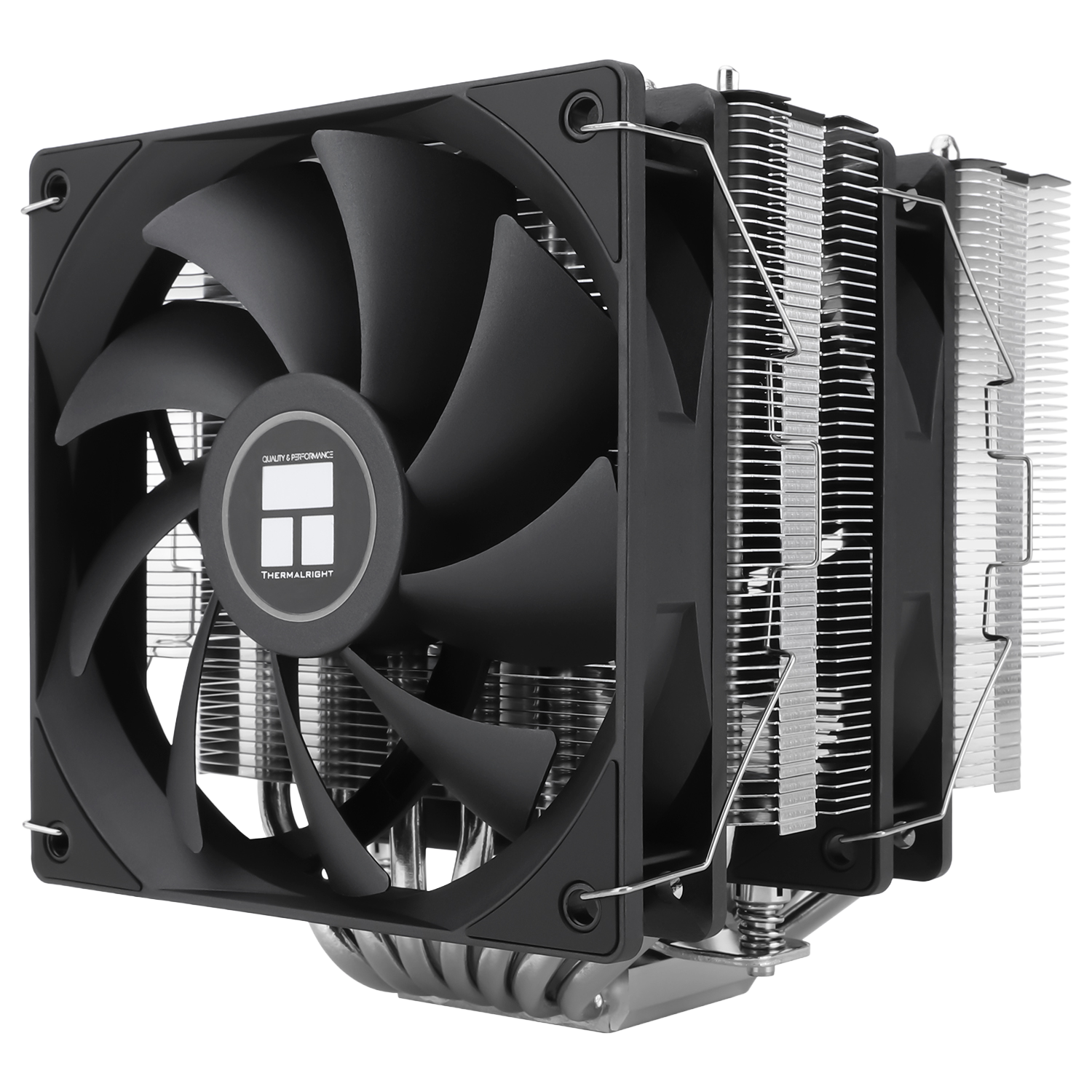 Official Thermalright Phantom Spirit 120 SE Air 154mm Black / Silver product image; unchanged original, supplied on the product page alongside the high-resolution images pack for reviews